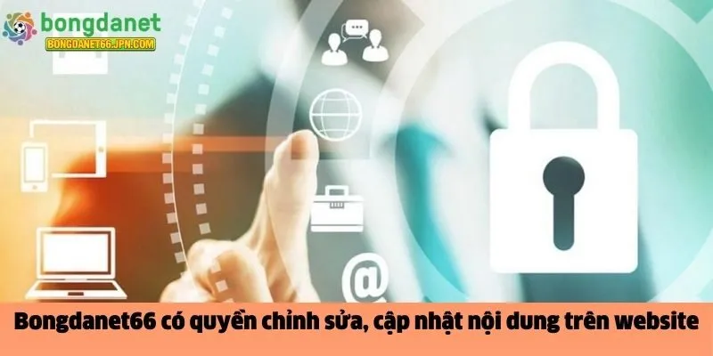 quyền chỉnh sửa, cập nhật nội dung